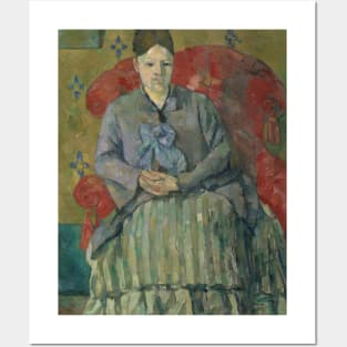 Madame Cezanne in a Red Armchair by Paul Cezanne Posters and Art